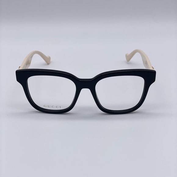 BRAND NEW GUCCI GG0958O 005 Black/White/Transparent Women Sunglasses